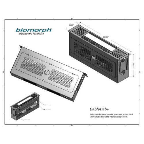 CableCab with Cable Spine & 10 Outlet Tripplite