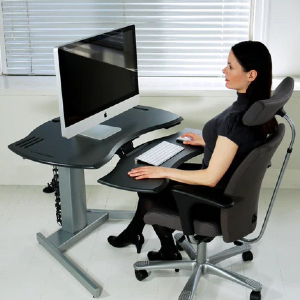 XO2 - Compact Motorized Sit-Stand Desk – Biomorph Inc XO2 - Compact Motorized Sit-Stand Desk – Biomorph Inc