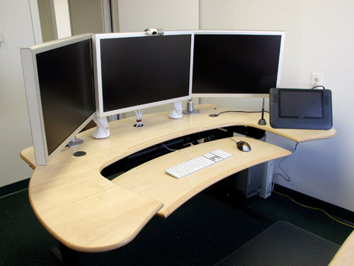 Multi - Wrap-Around Ergonomic Standing Desk