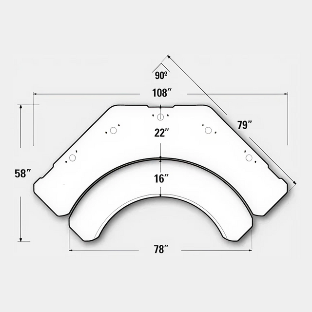 Pro SuperPlus - Extra Large, Corner Standing Desk
