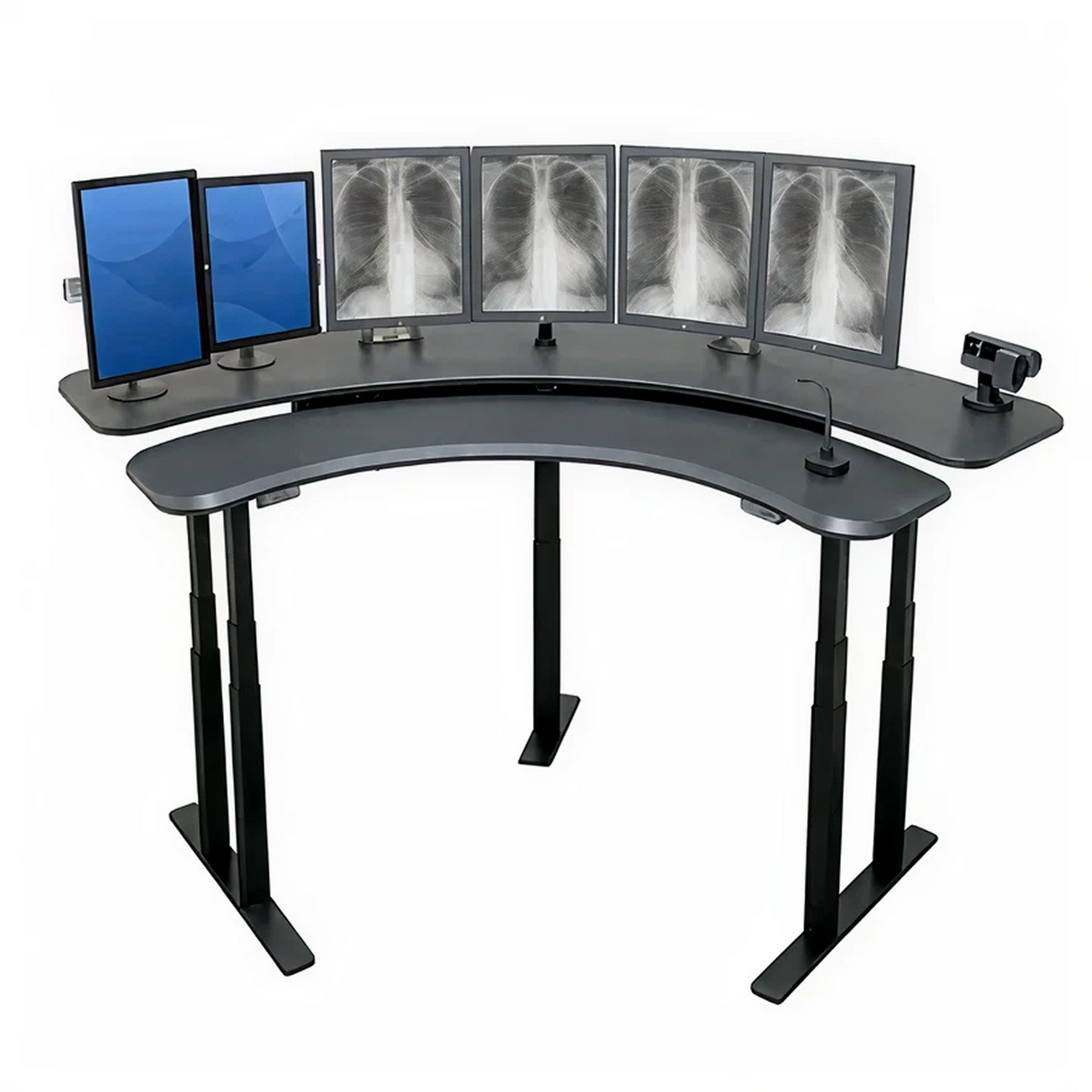 Pro SuperPlus - Extra Large Dual Surface Corner Workstation