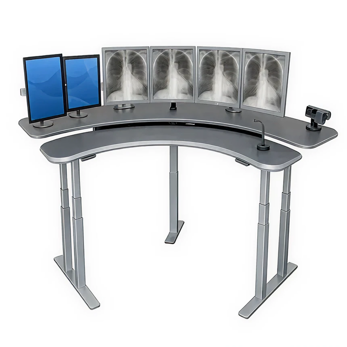 Pro SuperPlus - Extra Large Dual Surface Corner Workstation