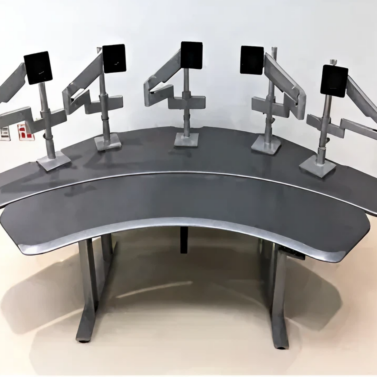 ProPlus - Dual Surface 4 Leg Sit-Stand Corner Workstation: 88x47