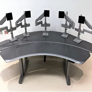 ProPlus - Dual Surface 4 Leg Sit-Stand Corner Workstation: 88x47