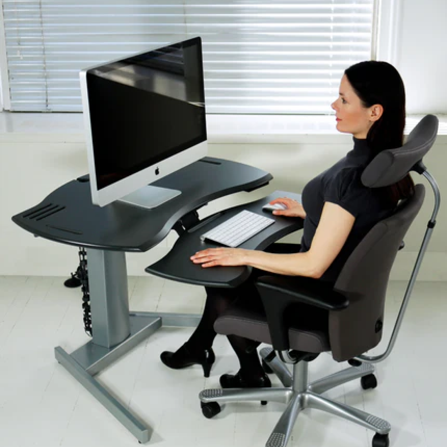 XO2 - Compact Motorized Sit-Stand Desk – Biomorph Inc