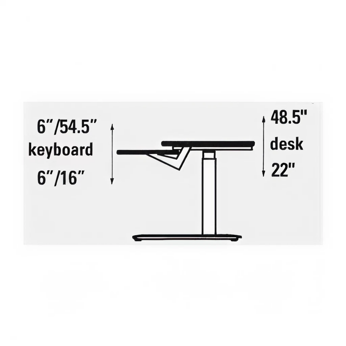 Flexo Straight - Dual Surface, 2 Leg Sit-Stand Workstation