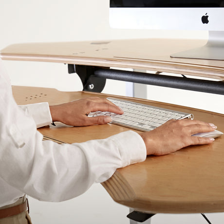 Flexo Corner - Dual Surface 2 Leg Sit-Stand Workstation