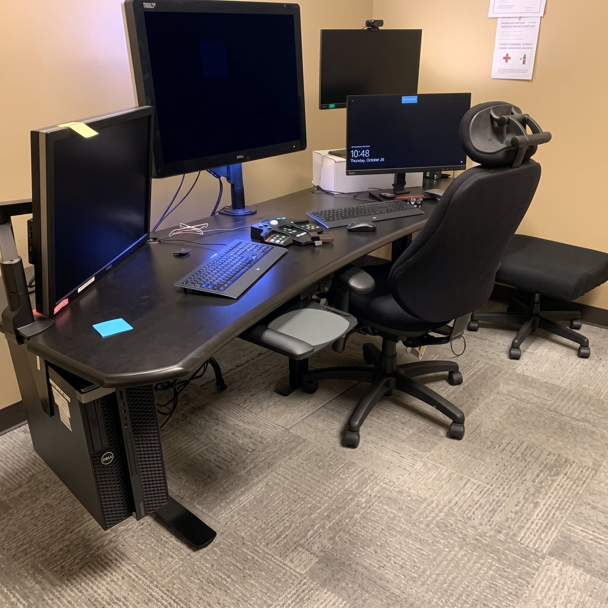 Level 2 Plus: Sit-to-Stand Single Surface Radiology Workstation