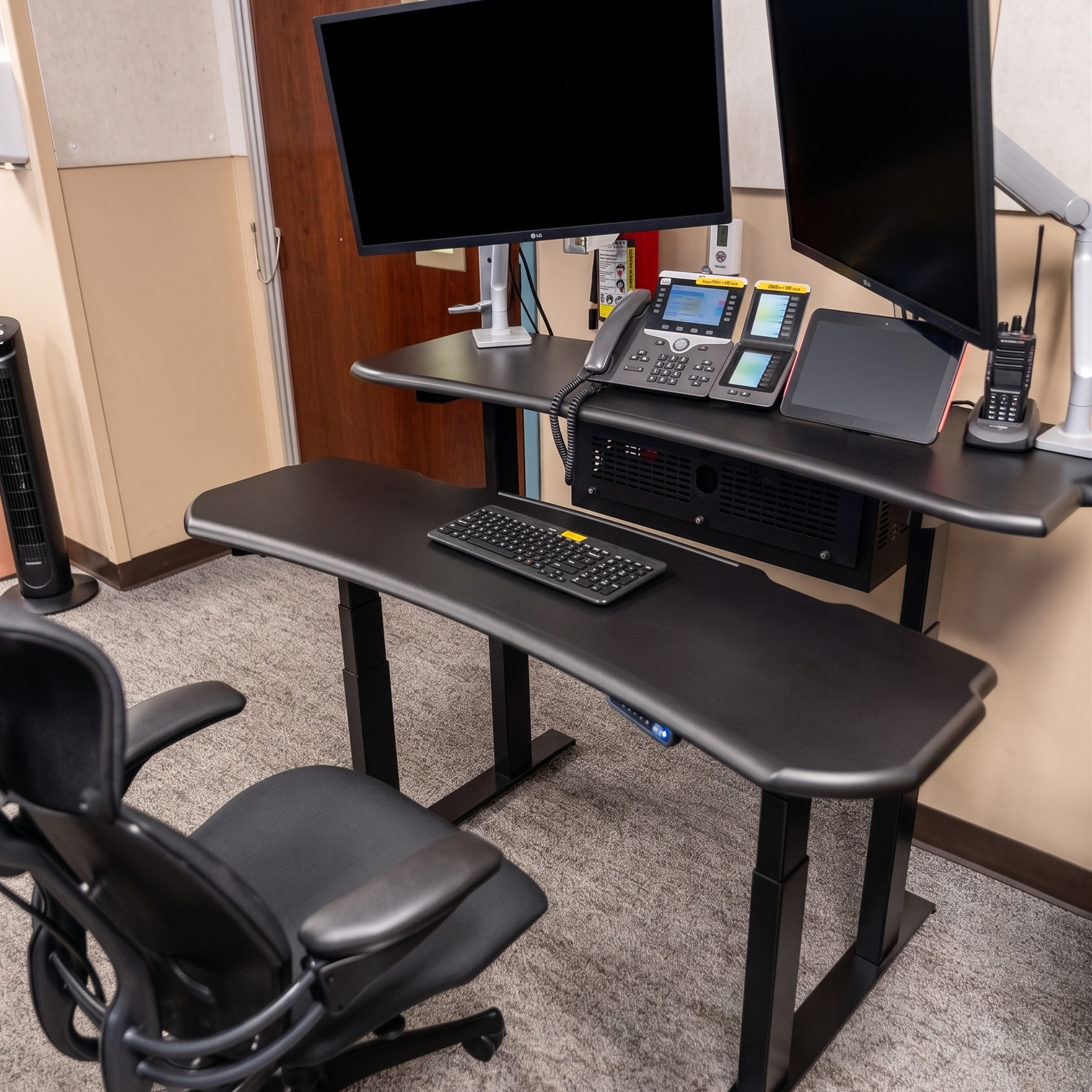 Level 3 Plus: Sit-to-Stand Dual Surface Radiology Workstation