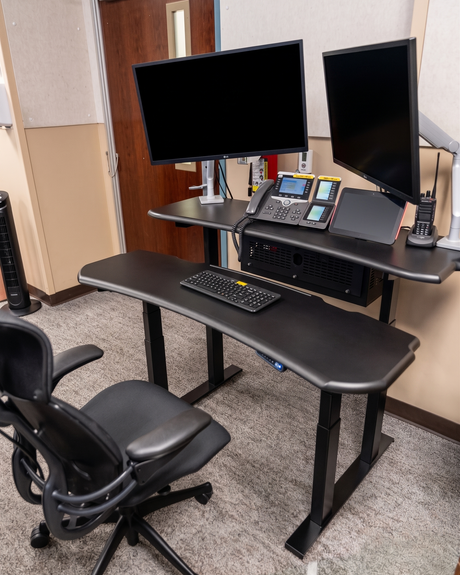 Level 3 Plus: Sit-to-Stand Dual Surface Radiology Workstation