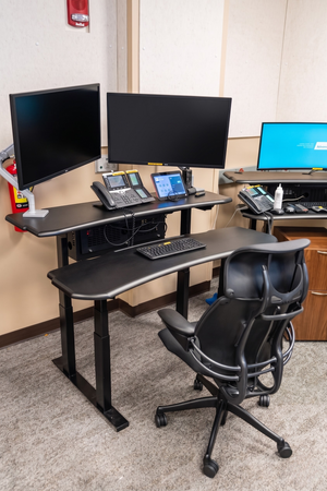 Level 3 Plus: Sit-to-Stand Dual Surface Radiology Workstation
