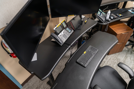 Level 3 Plus: Sit-to-Stand Dual Surface Radiology Workstation