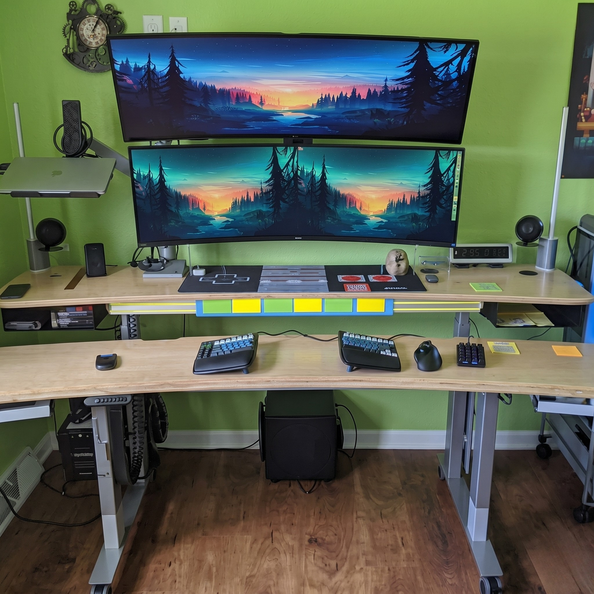 Level 3 Plus: Sit-to-Stand Dual Surface Radiology Workstation