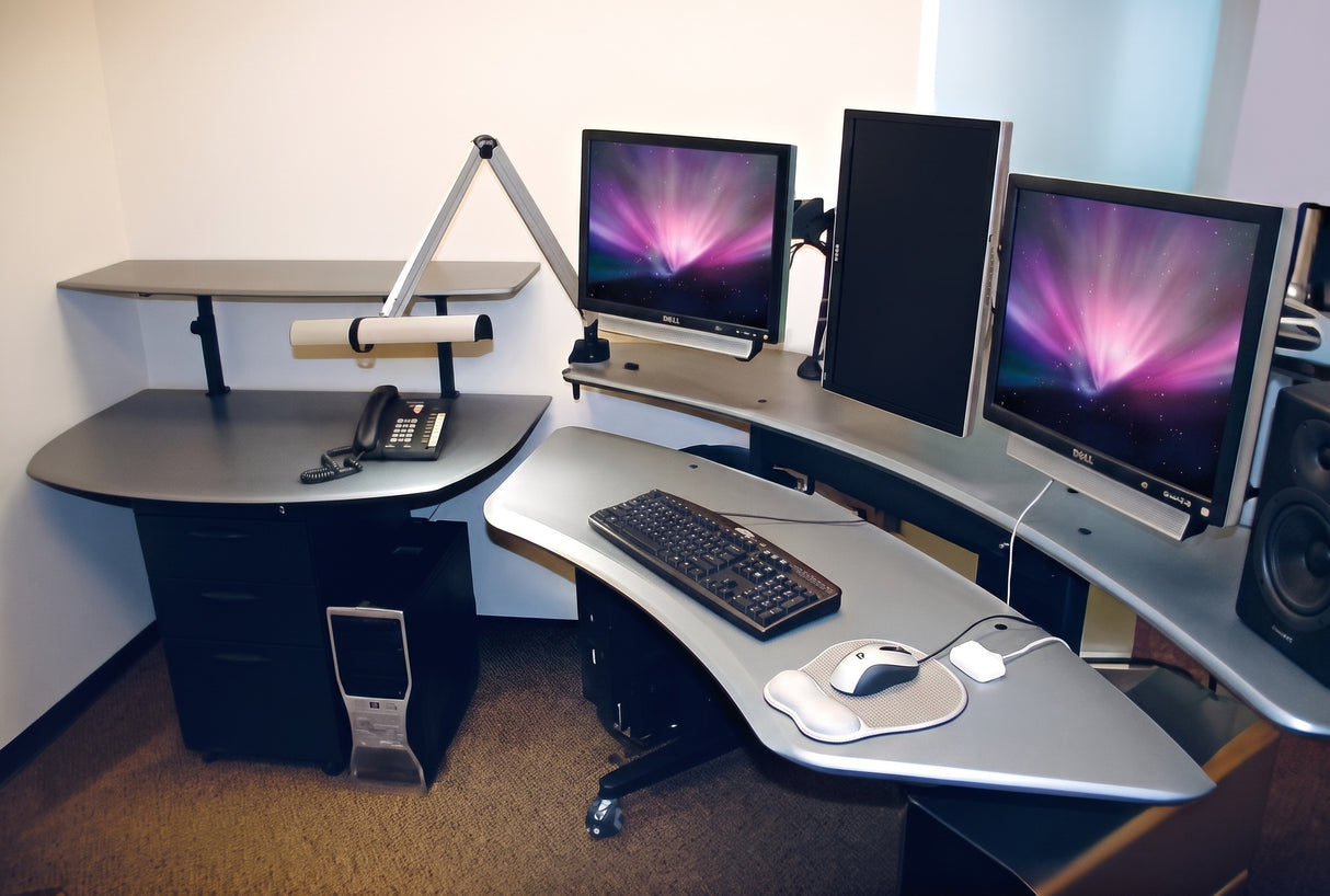 Personal Plus - Dual Surface Corner Workstation
