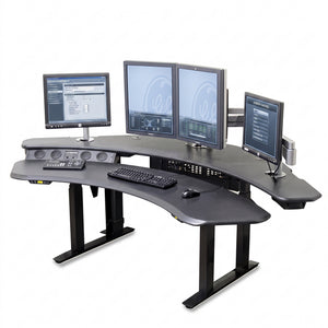 ProPlus - Dual Surface 4 Leg Sit-Stand Corner Workstation: 88x47