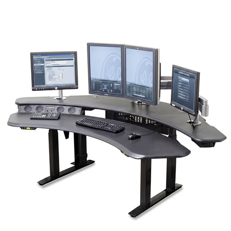 ProPlus - Dual Surface 4 Leg Sit-Stand Corner Workstation: 88x47