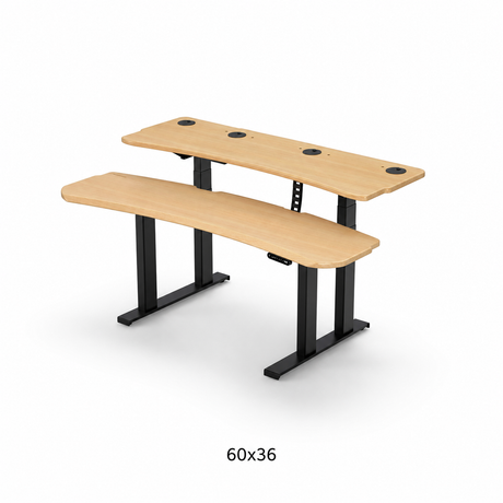 Level 3 Plus: Sit-to-Stand Dual Surface Radiology Workstation