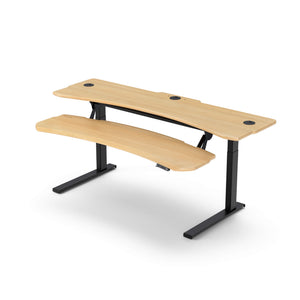 Flexo Straight - Dual Surface, 2 Leg Sit-Stand Workstation