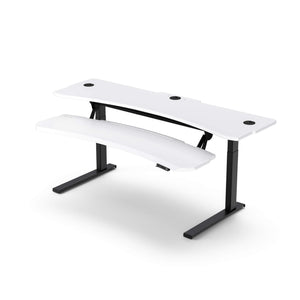 Flexo Straight - Dual Surface, 2 Leg Sit-Stand Workstation
