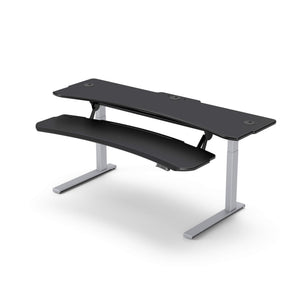 Flexo Straight - Dual Surface, 2 Leg Sit-Stand Workstation