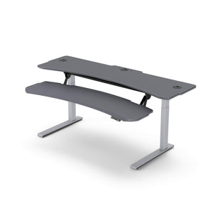 Flexo Straight - Dual Surface, 2 Leg Sit-Stand Workstation