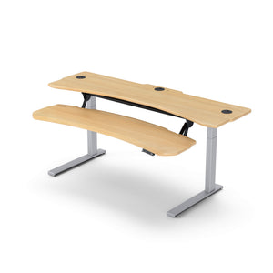 Flexo Straight - Dual Surface, 2 Leg Sit-Stand Workstation