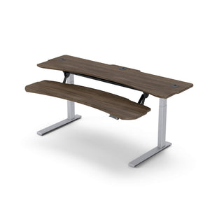Flexo Straight - Dual Surface, 2 Leg Sit-Stand Workstation