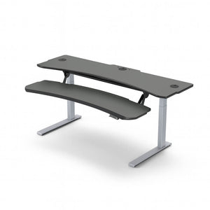 Flexo Straight - Dual Surface, 2 Leg Sit-Stand Workstation