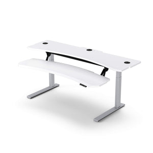 Flexo Straight - Dual Surface, 2 Leg Sit-Stand Workstation