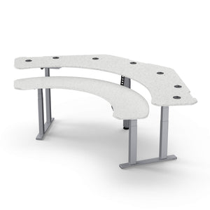 Pro SuperPlus - Extra Large Dual Surface Corner Workstation