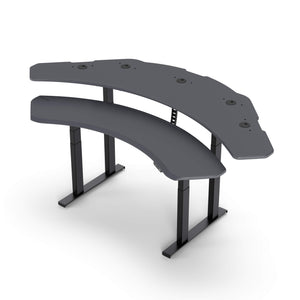 ProPlus - Dual Surface 4 Leg Sit-Stand Corner Workstation: 88x47