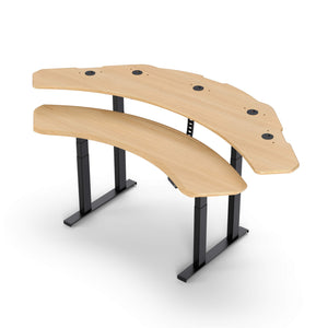 ProPlus - Dual Surface 4 Leg Sit-Stand Corner Workstation: 88x47