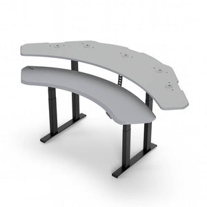 ProPlus - Dual Surface 4 Leg Sit-Stand Corner Workstation: 88x47