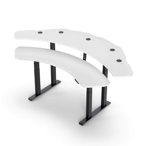 ProPlus - Dual Surface 4 Leg Sit-Stand Corner Workstation: 88x47