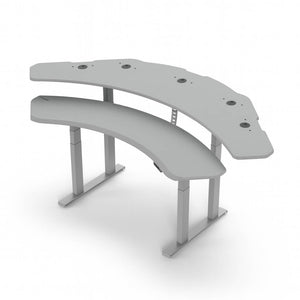ProPlus - Dual Surface 4 Leg Sit-Stand Corner Workstation: 88x47