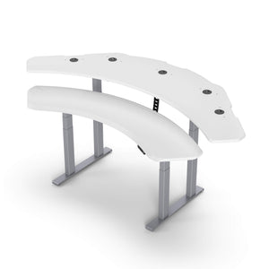 ProPlus - Dual Surface 4 Leg Sit-Stand Corner Workstation: 88x47